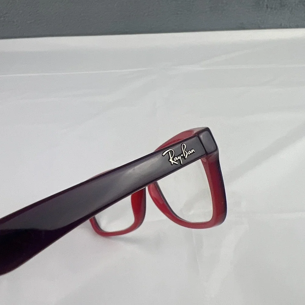 RAY BAN Kids RB1531 3592 Burgundy Eyeglasses 48-16-130 - Flex Frames Only